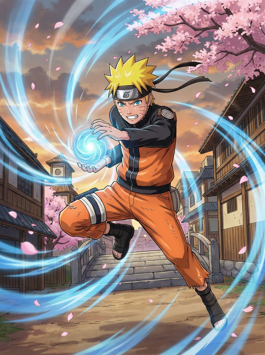 抖音风精选动漫-鸣人