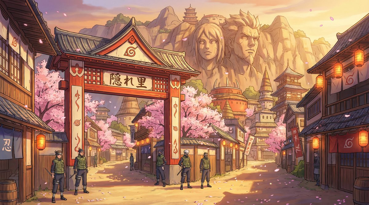 抖音风精选动漫-忍者村